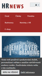 Mobile Screenshot of hrnews.cz