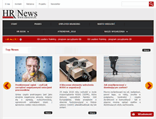 Tablet Screenshot of hrnews.pl
